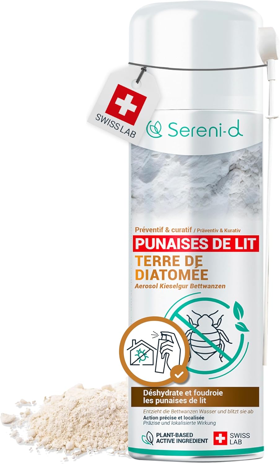 terre de diatomée punaise de lit