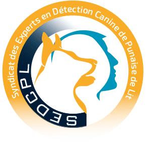 Logo du Syndicat des Experts en Détection Canine de Punaises de Lit (SE DCPL).
