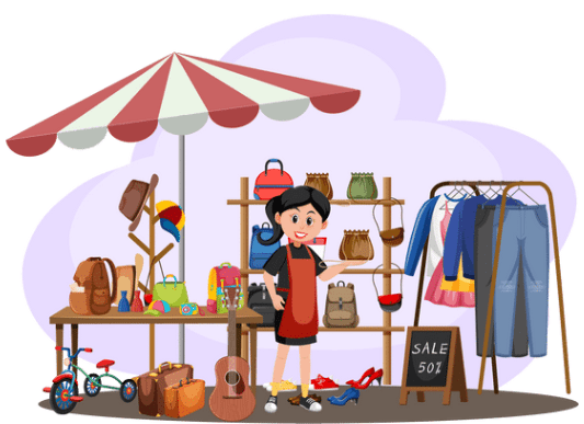 Risque de punaises de lit dans les objets achetés en brocante ou vide-greniers.